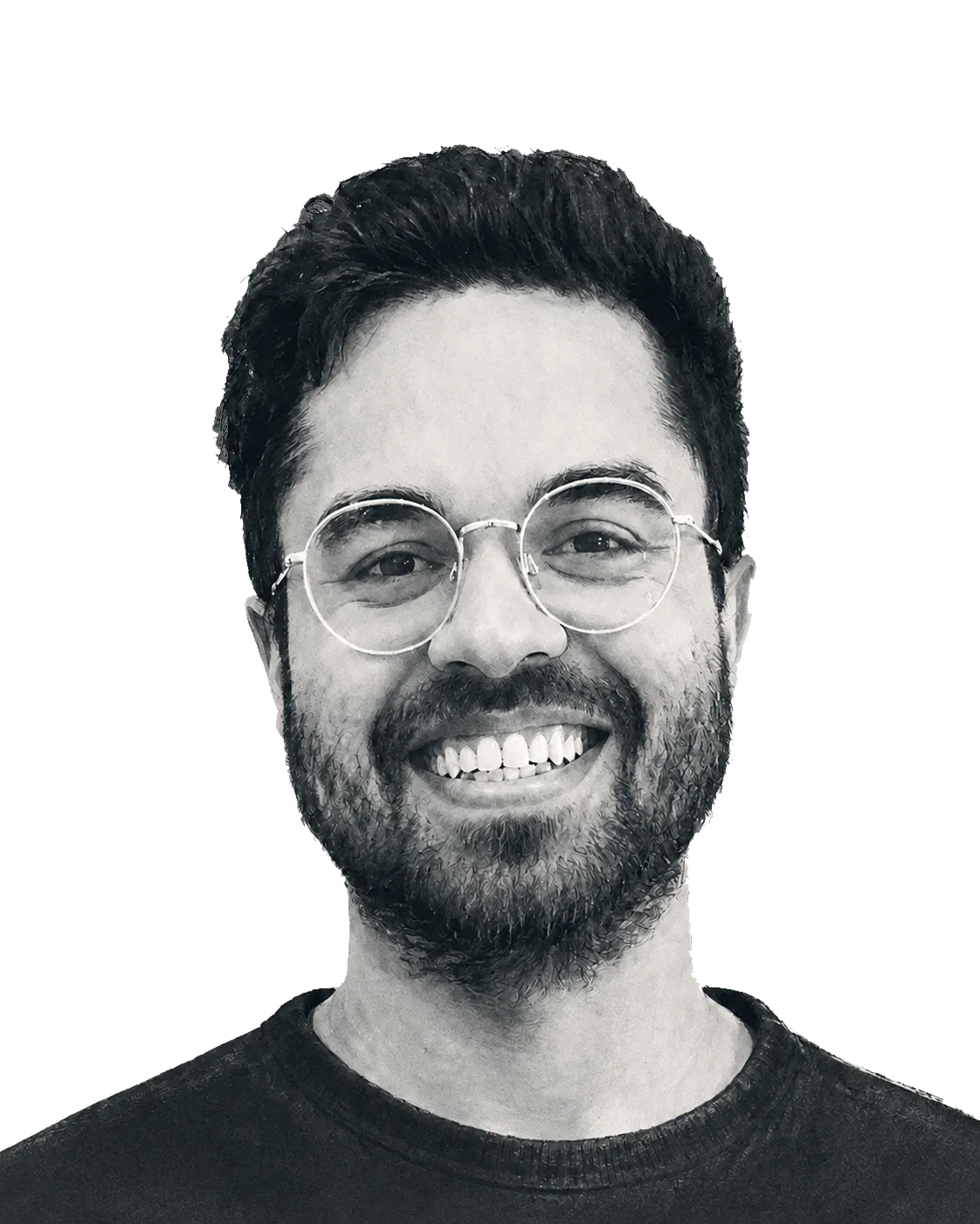 Illustrated portrait of Shiv Seetharaman